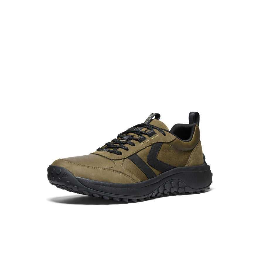 Men's KS86 Leather Sneaker | Dark Olive/Black - Image 3
