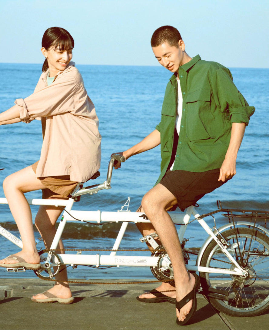 Men's Kona Leather Flip-Flop | Steel Grey/Black - Image 9