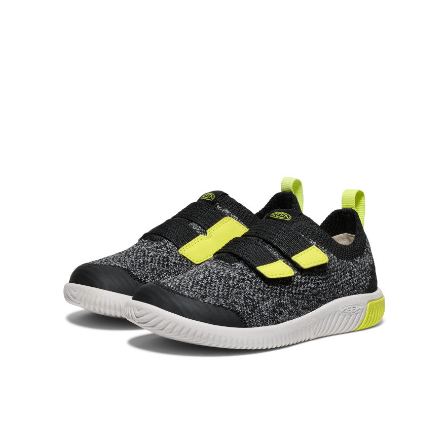 Little Kids' KNX Knit Double Strap | Black/Evening Primrose - Image 2