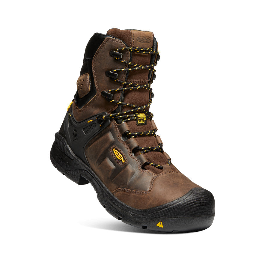 Men's Dover 8 Waterproof Boot (Carbon Toe) | Dark Earth/Black - Image 3