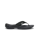 Women's Kona Leather Flip-Flop  |  Black/Vapor