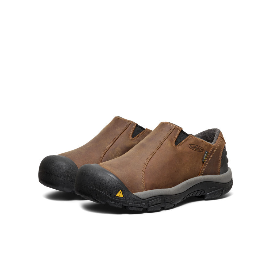 Men's Brixen Waterproof Low | Slate Black/Madder Brown - Image 2