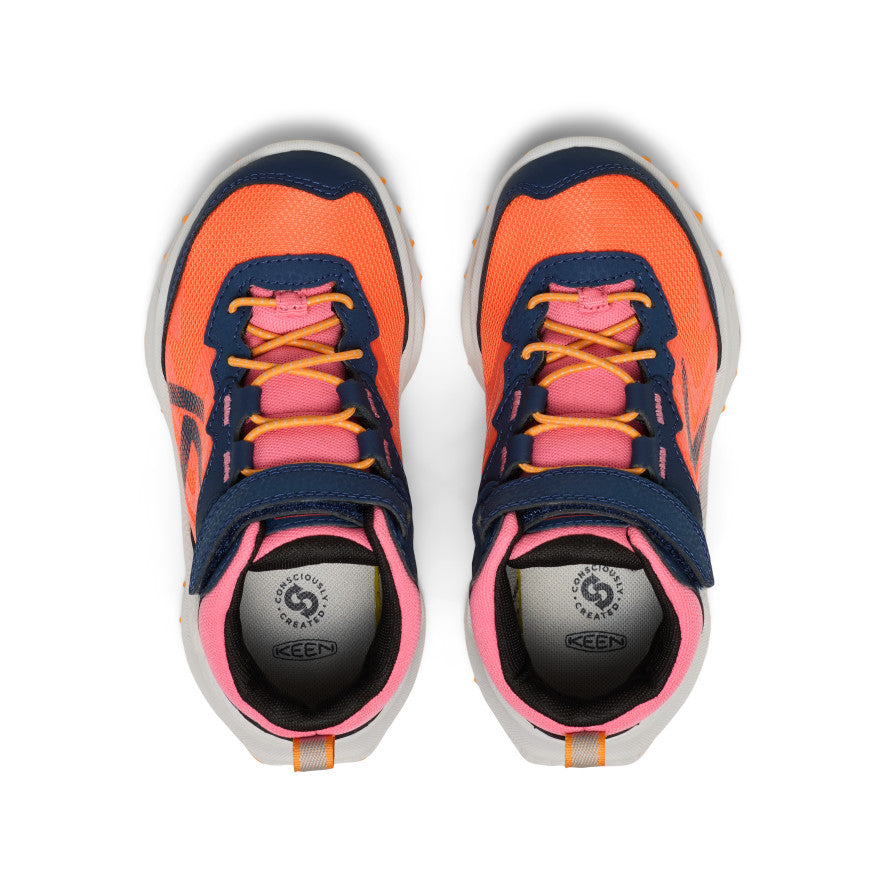 Little Kids' Zionic Waterproof Hiker | Naval Academy/Nasturtium - Image 4