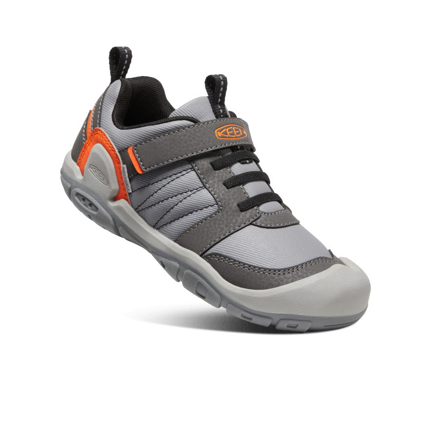 Big Kids' Knotch Peak Sneaker | Magnet/Safety Orange - Image 3