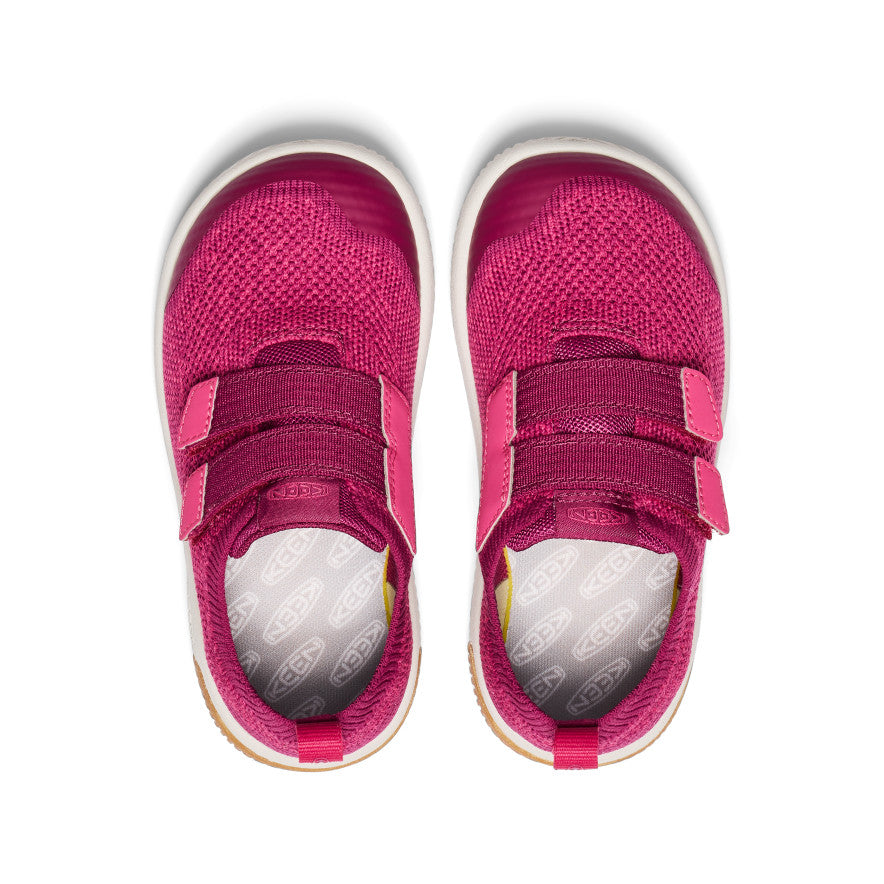 Little Kids' KNX Knit Double Strap | Beaujolais/Raspberry - Image 4