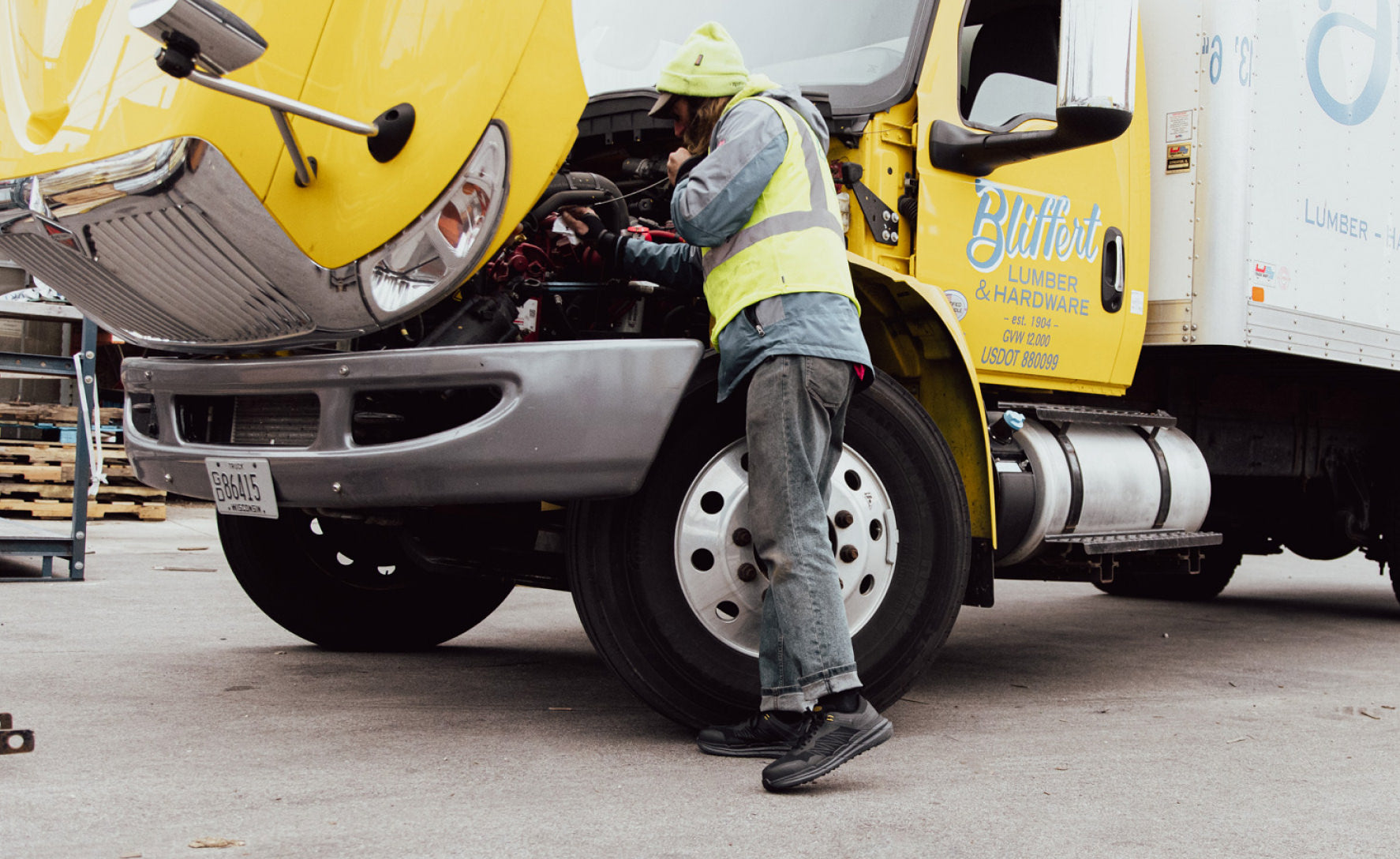 Men's Speedworks Work Sneaker (Carbon Toe) | Black/Steel Grey - Image 7