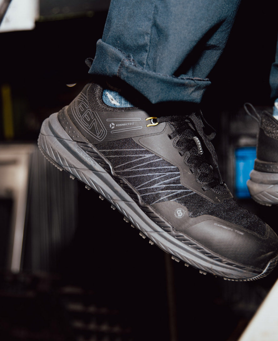 Men's Speedworks Work Sneaker (Carbon Toe) | Red Ochre/Black - Image 9