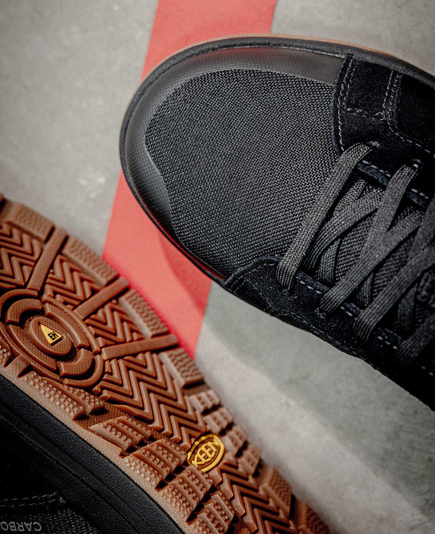 Women's Kenton Work Shoe (Carbon Toe) | Black/Gum - Image 9