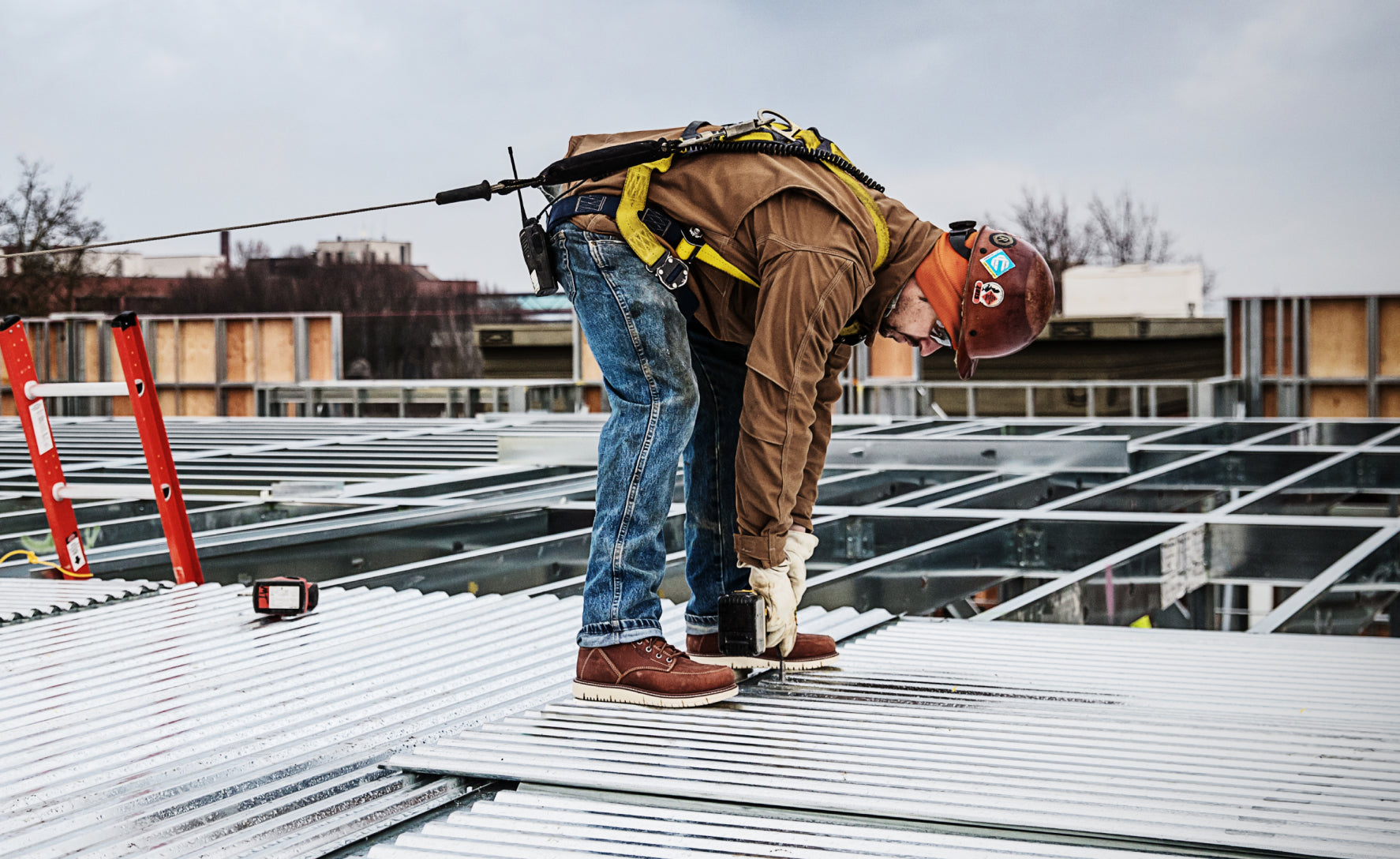 Men's San Jose 6 Boot (Soft Toe) | Gingerbread/Off White - Image 6