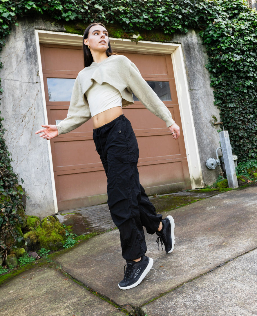 Women's WK450 Walking Shoe | Black/Star White - Image 8