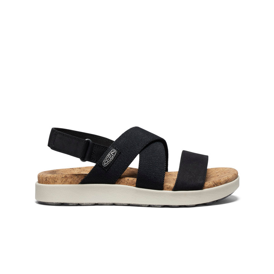 Women's Elle Criss Cross Sandal | Black/Birch