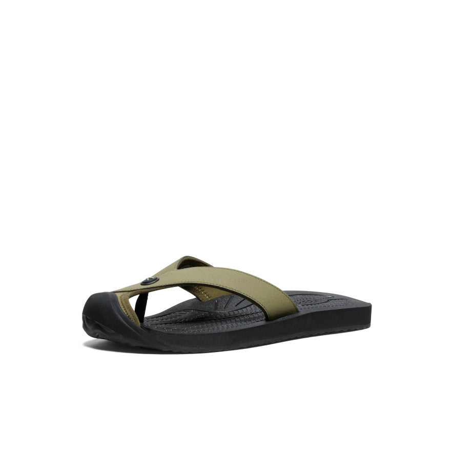 Men's Barbados Flip-Flop | Martini Olive/Black - Image 3