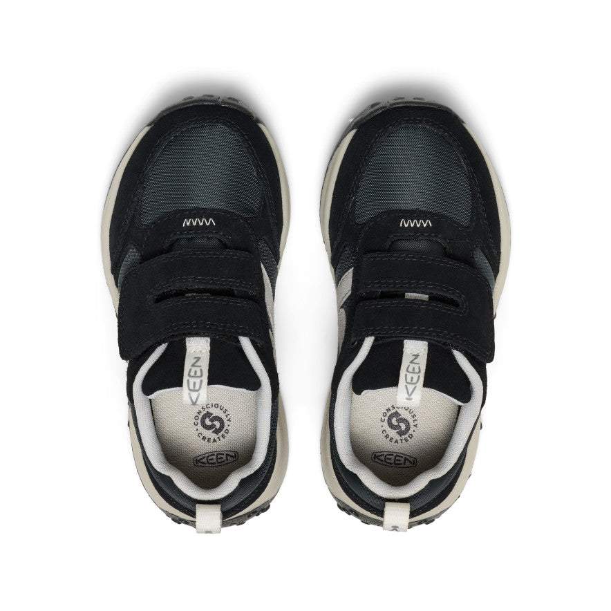Little Kids' KS86 Sneaker | Black/Star White - Image 4